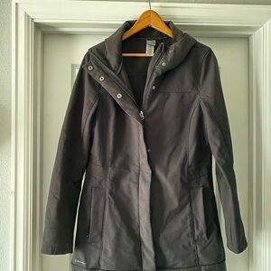 Champion Women's Black Rain Jacket Size Medium